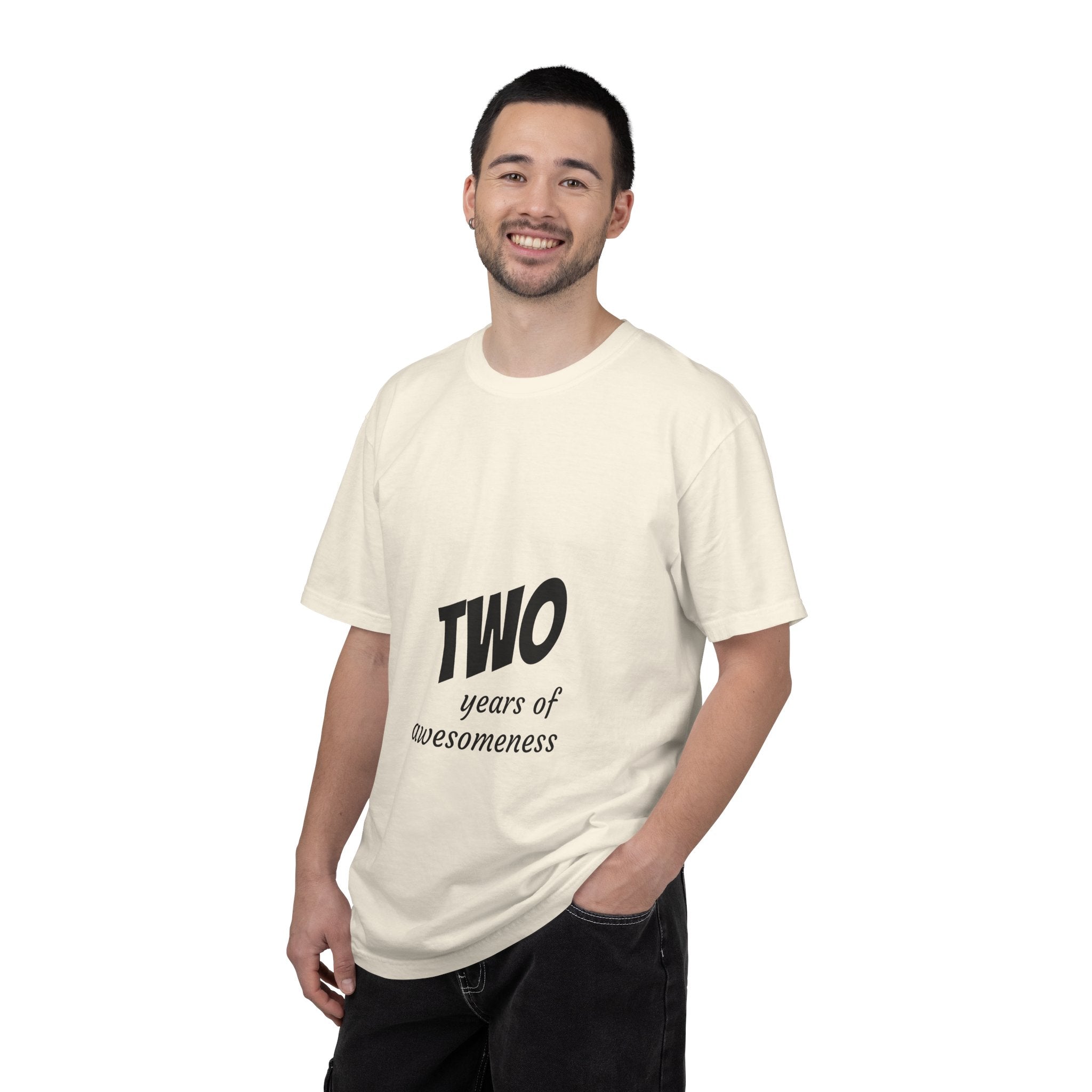 T-Shirt — "TWO years of awesomeness" Anniversary Tee with "Knowledge Powered by Google" Back Design