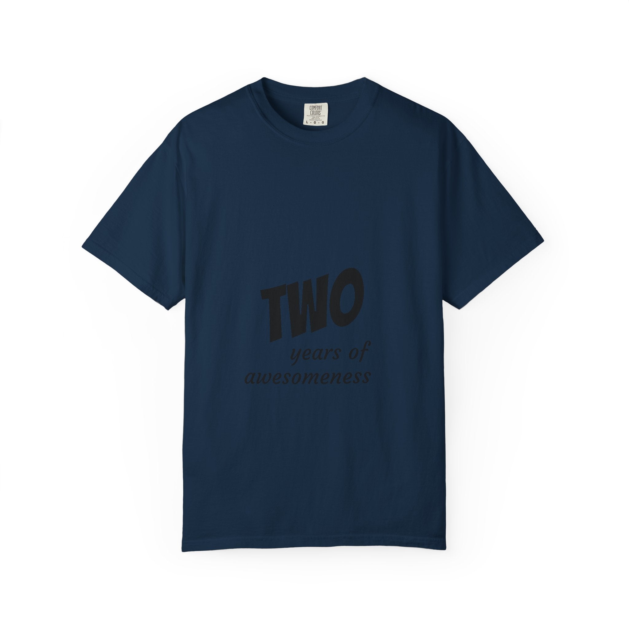 T-Shirt — "TWO years of awesomeness" Anniversary Tee with "Knowledge Powered by Google" Back Design