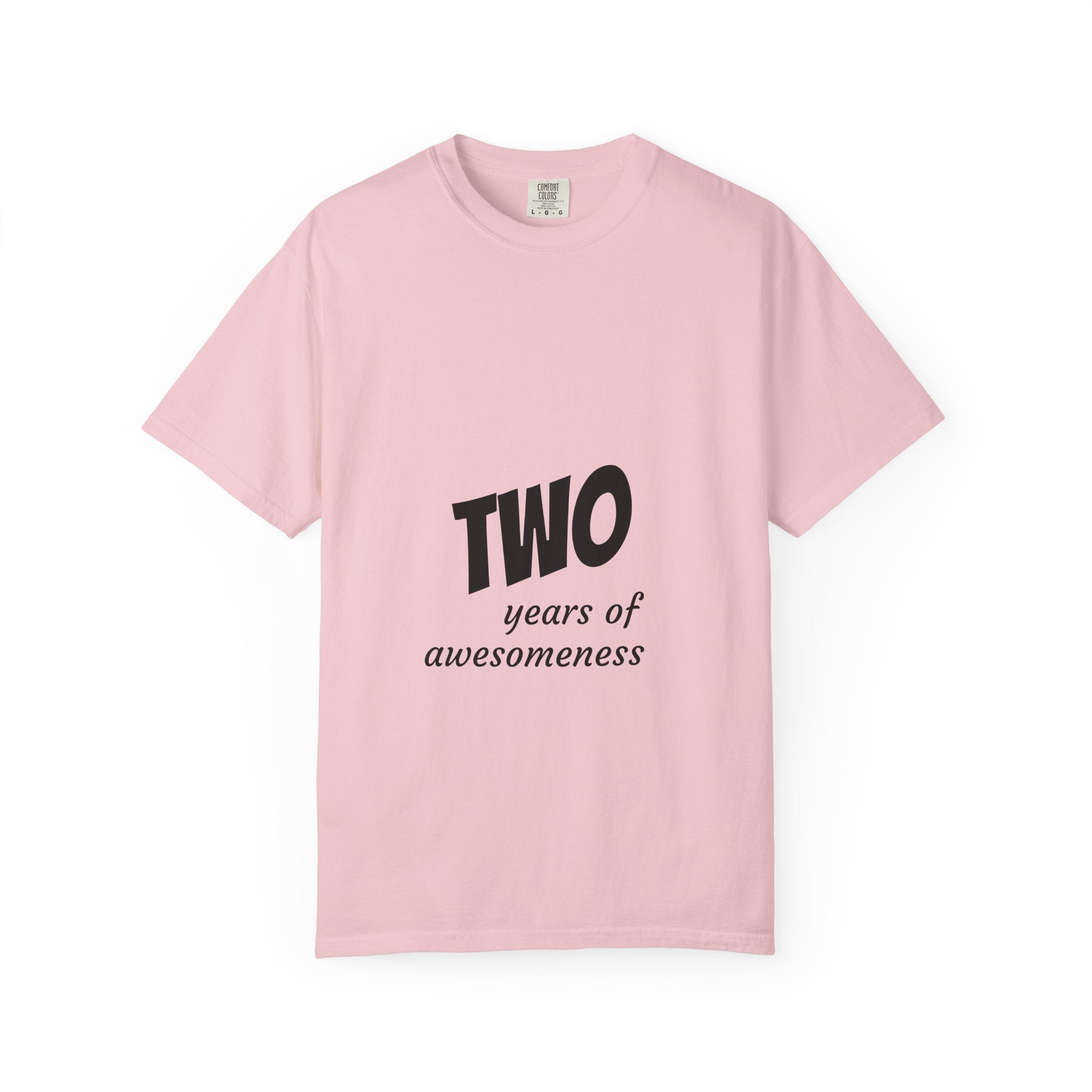 T-Shirt — "TWO years of awesomeness" Anniversary Tee with "Knowledge Powered by Google" Back Design