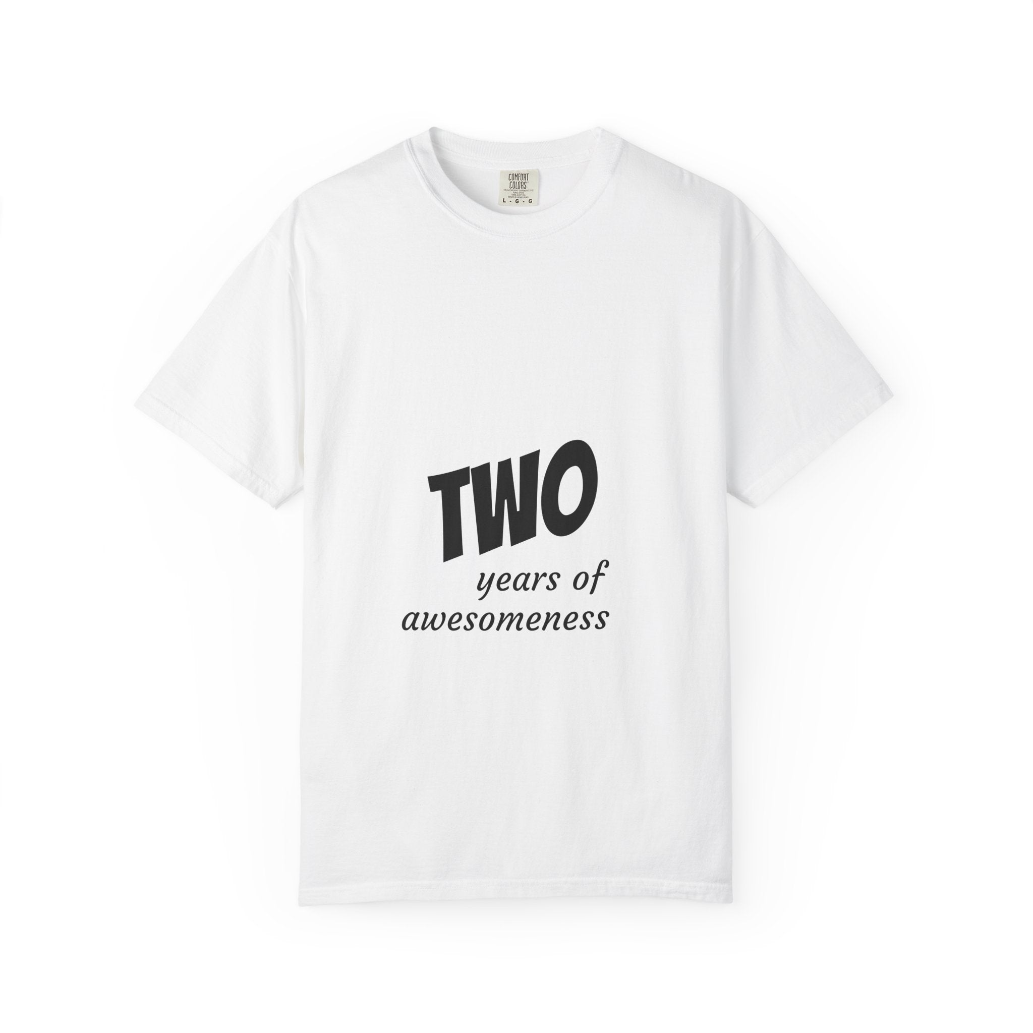 T-Shirt — "TWO years of awesomeness" Anniversary Tee with "Knowledge Powered by Google" Back Design
