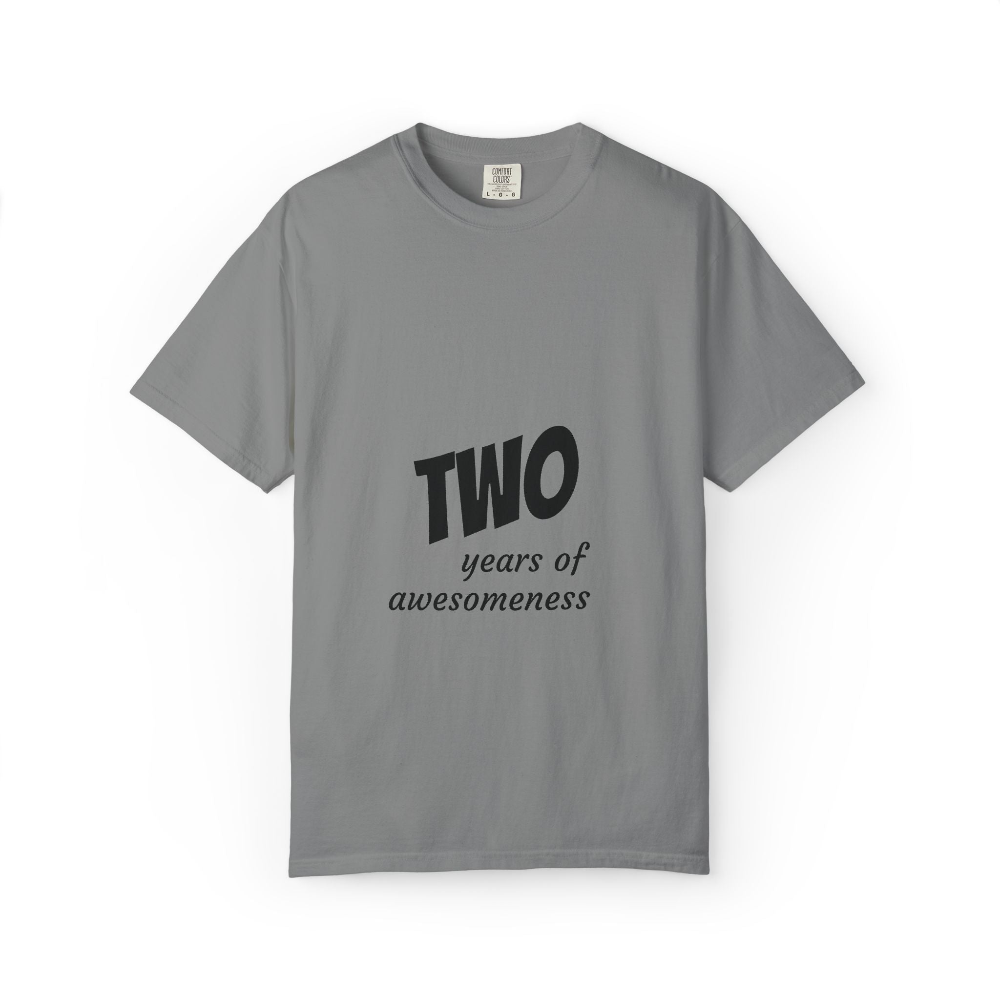 T-Shirt — "TWO years of awesomeness" Anniversary Tee with "Knowledge Powered by Google" Back Design