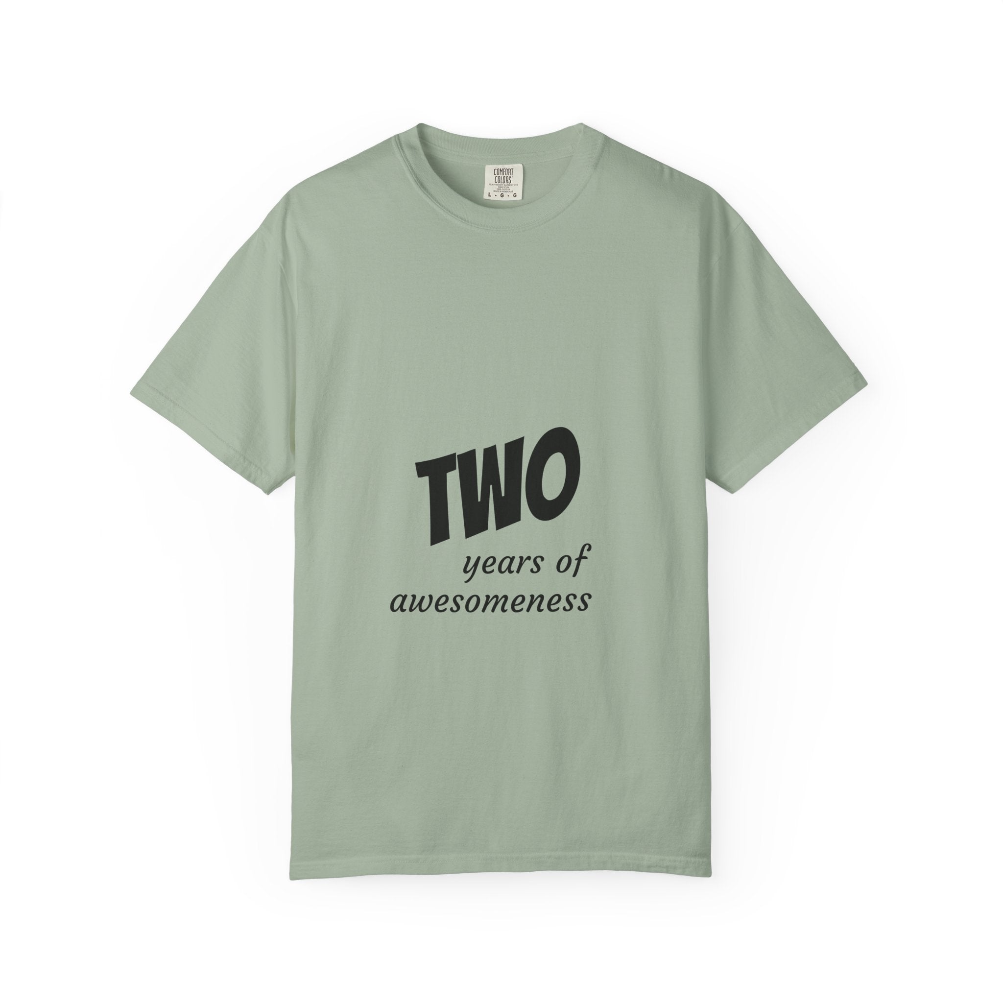 T-Shirt — "TWO years of awesomeness" Anniversary Tee with "Knowledge Powered by Google" Back Design