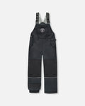 Solid Play Overall Snow Bib Black