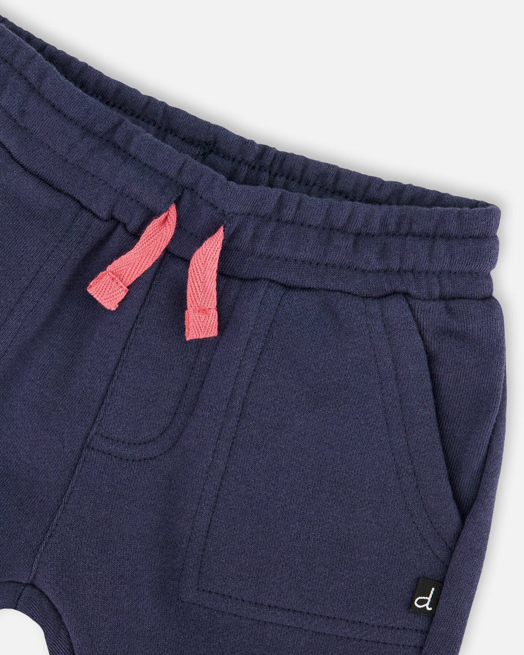 Organic Cotton T-Shirt And Short Set Blue Stripes And Blue